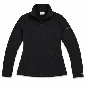 Columbia Kruser Ridge II Softshell Jacket Womens Medium Black Full Zip Outdoor